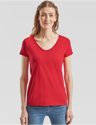 F-61-444-0-Ladies Iconic 150 V Neck T